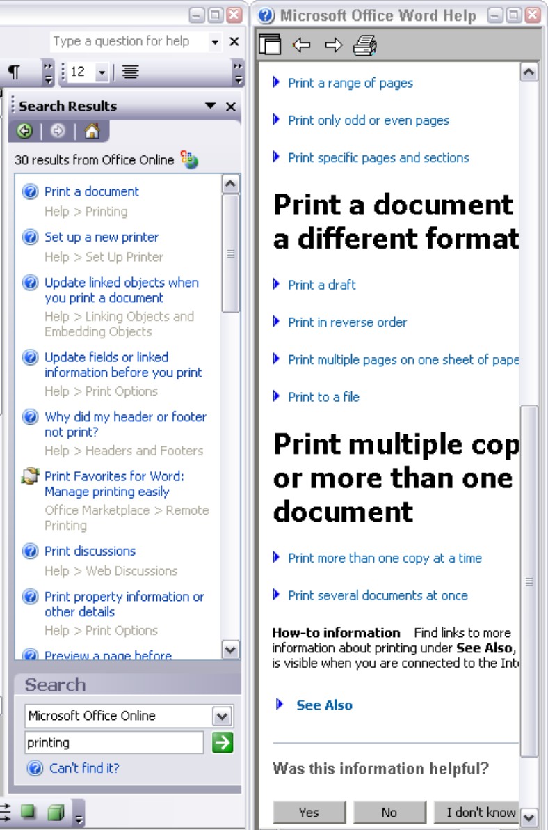 Figure 4-9: Help files provide instructions for using a program.